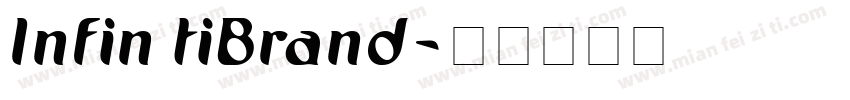 Infin tiBrand字体转换